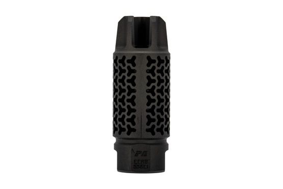 Precision Armament EFAB hybrid advanced flash arresting muzzle brake in 5.56 NATO with black finish